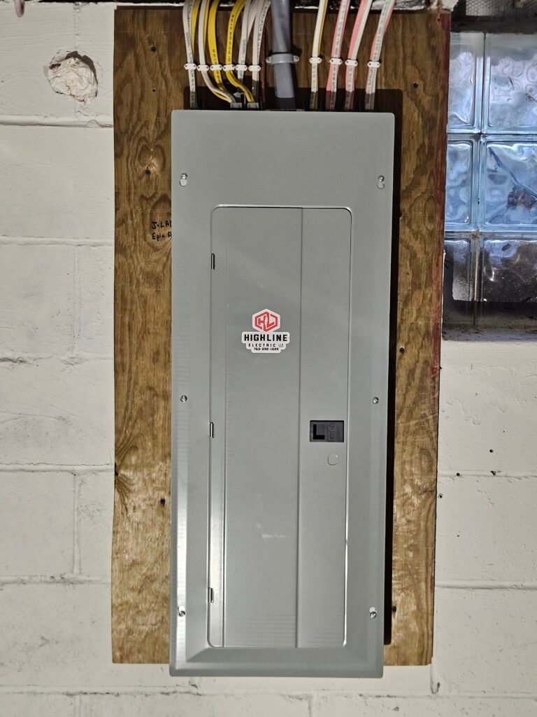 Panel upgrade with labeled breakers – Twin Cities electrician